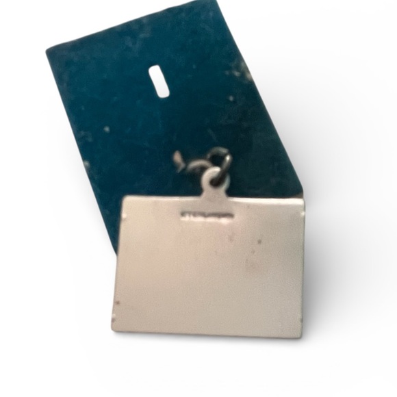 Vintage Sterling Silver Telegram Charm - Picture 2 of 4